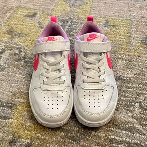 Nike Court Borough Low 2 "Wild Child" Preschool Girls' Shoe